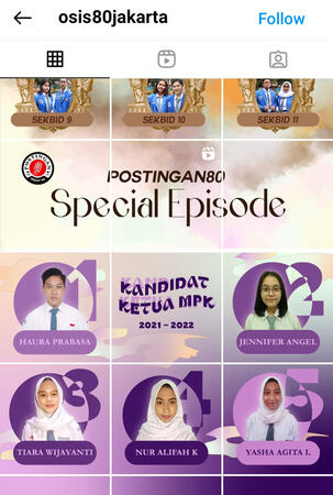 Feeds OSIS SMAN 80 Jakarta